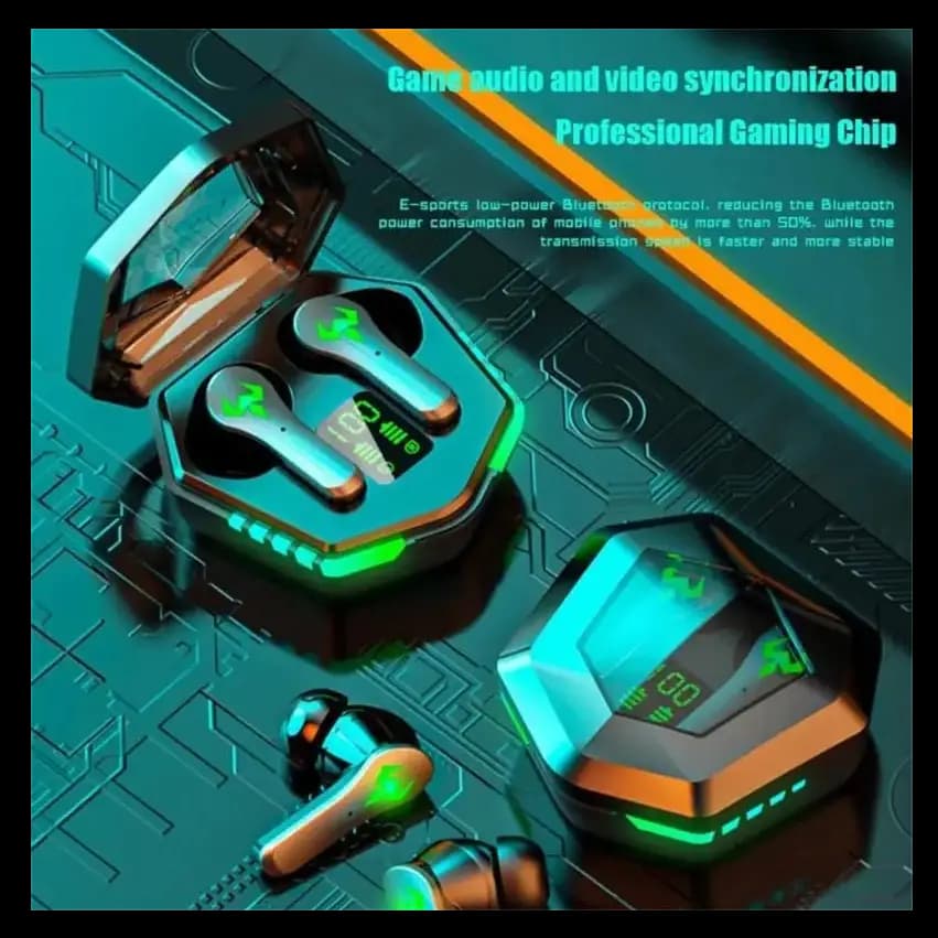 N35 Digital display Tws Audifonos Auriculares Bluetooth Wireless Headphones Earbuds Gaming In-Ear Earphones