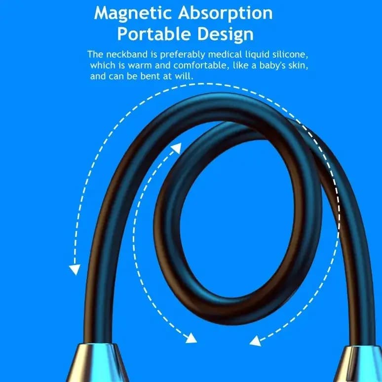 Wireless Headphones Bluetooth Neckband Magnetic Earphones Sport Running TWS Earbuds Waterproof Bluetooth 5.2 Headset With Mic
