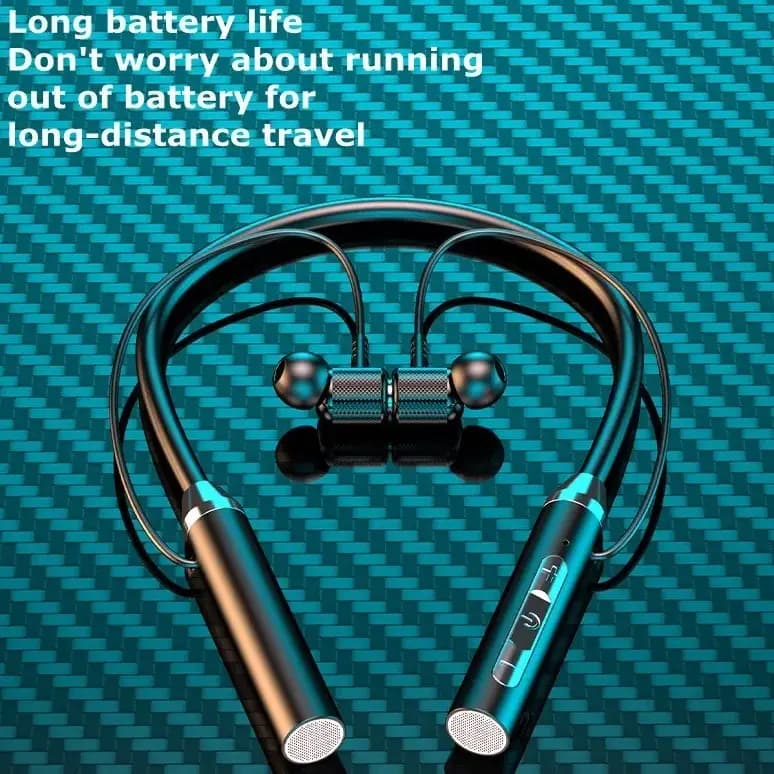 Wireless Headphones Bluetooth Neckband Magnetic Earphones Sport Running TWS Earbuds Waterproof Bluetooth 5.2 Headset With Mic