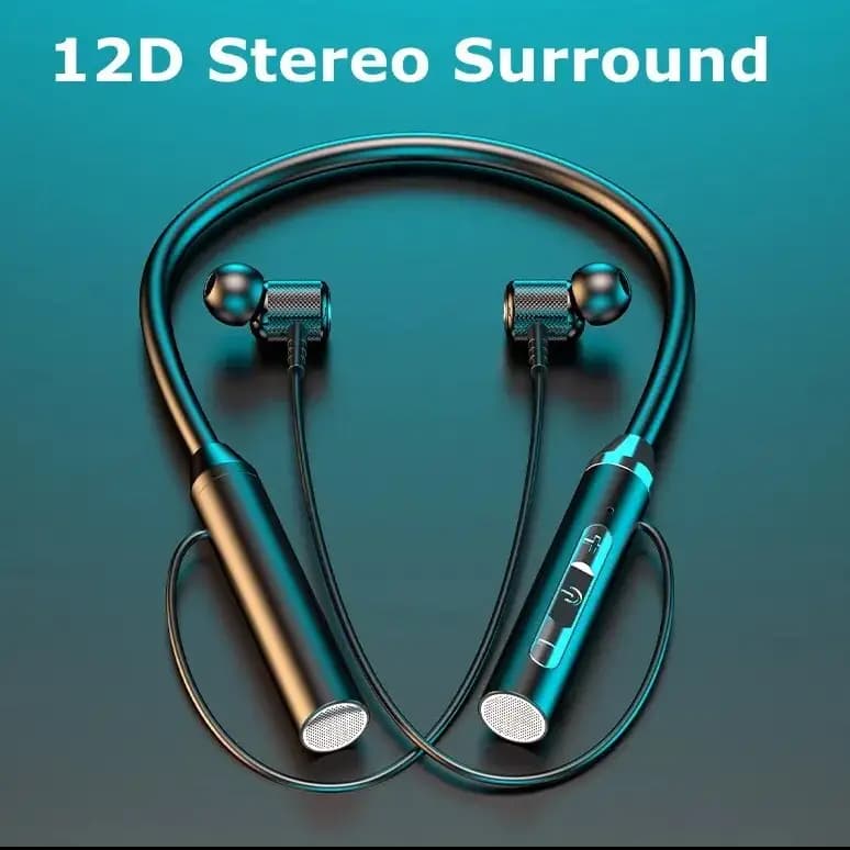 Wireless Headphones Bluetooth Neckband Magnetic Earphones Sport Running TWS Earbuds Waterproof Bluetooth 5.2 Headset With Mic
